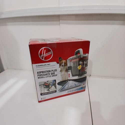 HOOVER CLEANSLATE PORTABLE CARPET & UPHOLSTERY SPOT CLEANER & STAIN REMOVER - 40OZ DUAL TANKS - RED/GREY (MODEL: FH14001VCD) image 5