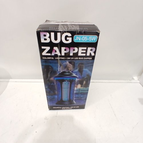 HUMILIFE RECHARGEABLE BUG ZAPPER FOR OUTDOOR & INDOOR - MOSQUITO, FRUIT FLY TRAP, GNAT, MOTHS CATCHER - 4200V GRID - USB CHARGING - 4000MAH BATTERY - BLACK (MODEL: JN-05-5W) image 5