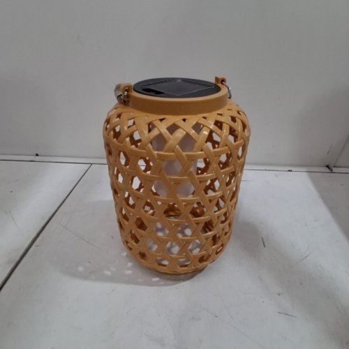BEADCEST WATERPROOF SOLAR LANTERN FOR LAWNS - KHAKI image 4