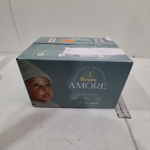 76PK PAMPERS AMORE FRAGRANCE FREE DIAPER - SIZE NEWBORN image 2