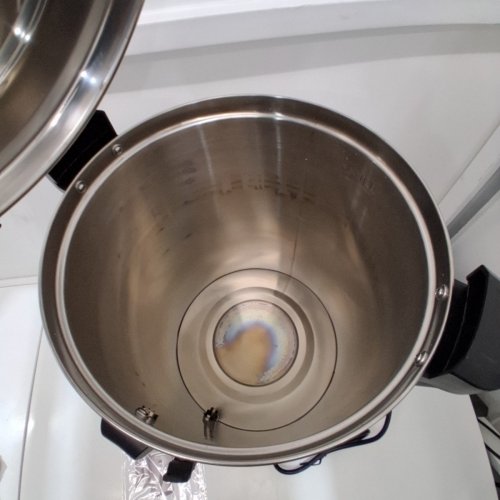 NUTRICHEF HOT WATER DISPENSER WITH SAFETY LOCK LID - FOOD GRADE STAINLESS STEEL - 19L CAPACITY (MODEL: NCSTKTL19L) image 4