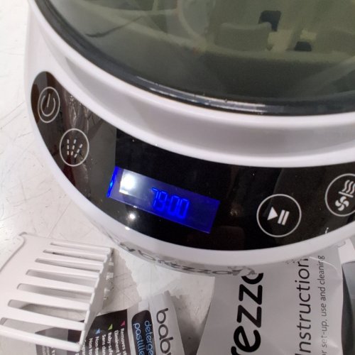 BABYBREZZA BOTTLE WASHER PRO 3-IN-1 WASHER/STERILIZER/DRYER - HOLDS 4 BOTTLES - BLACK/WHITE (MODEL: BRZ0103) image 2