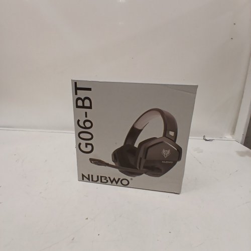 NUBWO BLUETOOTH WIRELESS GAMING HEADSET WITH USB RECEIVER AND 3.5 AUX - BLACK/BLUE (MODEL: G06-BT) image 5