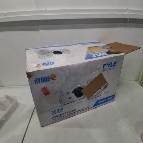 2PC PYLE OUTDOOR WATERPROOF MOUNTABLE 6.5" STEREO SPEAKER SYSTEM WITH BLUETOOTH - 300W - WHITE - (MODEL: PDWR61BTWT) image 4