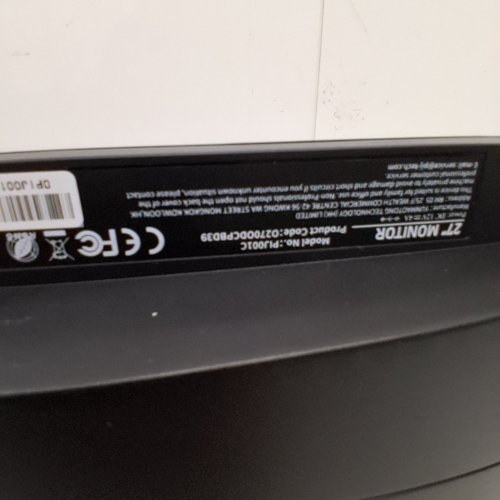 PIJ 27" CURVED GAMING MONITOR - 1080P FHD, 240HZ/250HZ, 1800R, FREESYNC, HDMI, DP, 1MS(GTG), BUILT-IN SPEAKERS - BLACK (MODEL: PIJ001C) image 3