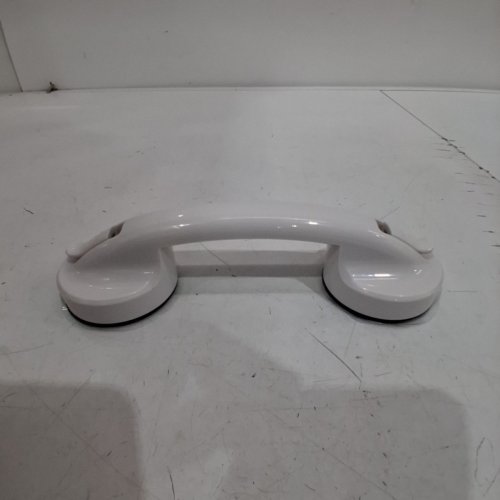 SUCTION CUP BATHROOM SAFETY GRAB BAR HANDLE WITH DUAL LOCKING SUCTION CUPS - 8" - WHITE image 3