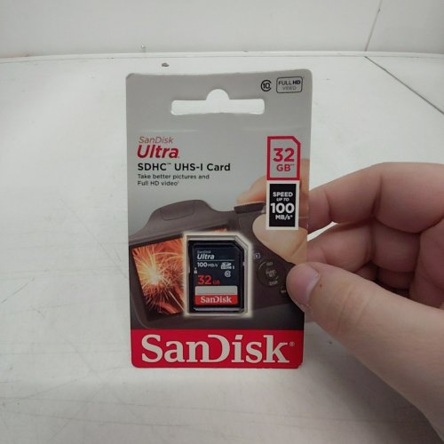 SANDISK 32GB ULTRA SDHC UHS-I CLASS 10 MEMORY CARD (MODEL: SDSDUNR-032G-GN3IN) image 2