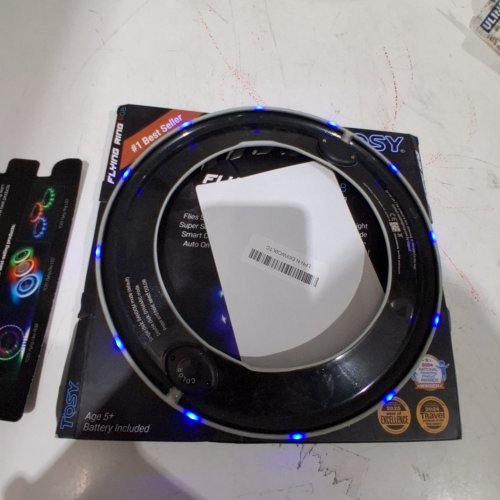 TOSY RGB FLYING DISC - 9" - BLACK/RGB image 2