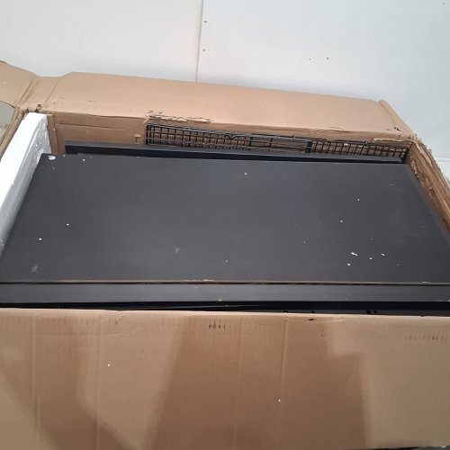 IRONCK BAKERS STORAGE RACK SHELVING UNIT WITH LED LIGHTS & CHARGING STATION - 47" X 16" X 67" - BLACK - (MODEL: HK-BR-10) image 12