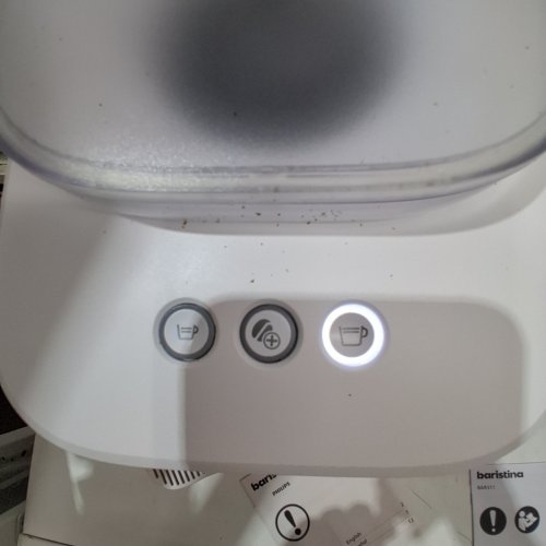 PHILIPS BARISTINA AUTOMATIC ESPRESSO MACHINE WITH BUILT-IN GRINDER AND MILK FROTHER BUNDLE - WHITE (MODEL: BAR300) image 2