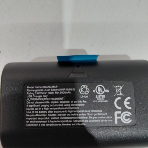 RECHARGEABLE LI-ION BATTERY REPLAEMENT FOR SIMPLISAFE WIRELESS CAMERAS - 3.65V 6000MAH (MODEL: SSCAM-BAT1) image 2