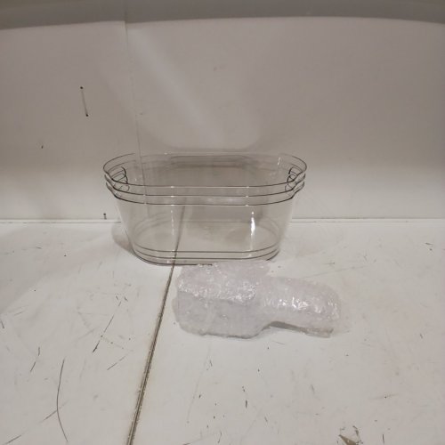 3PK LIFEWIT PLASTIC ICE BUCKET AND SCOOPS - 6.5L - CLEAR - (MODEL:‎24495) image 2