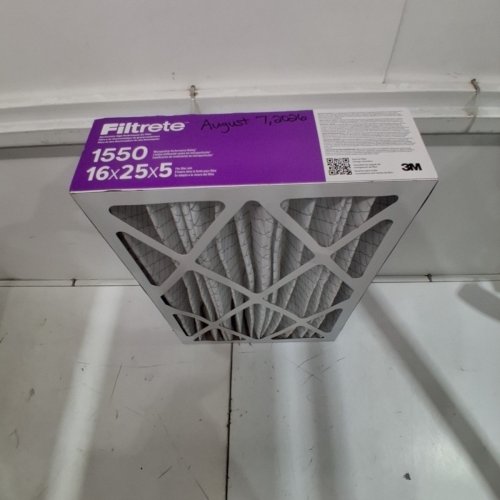 FILTRETE 16X25X5 MPR 1550 PLEATED AC FURNACE AIR FILTER, HEALTHY LIVING ALLERGEN REDUCTION, image 4