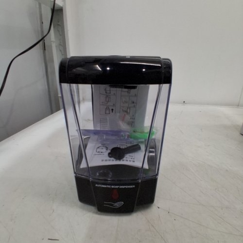 AUTOMATIC SOAP DISPENSER TOUCHLESS INFRARED SENSOR - 700 ML - BLACK image 3