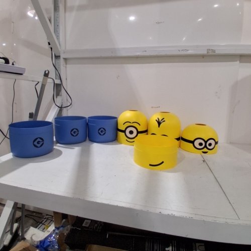3PC MINIONS STORAGE BOXES - BLUE / YELLOW image 3