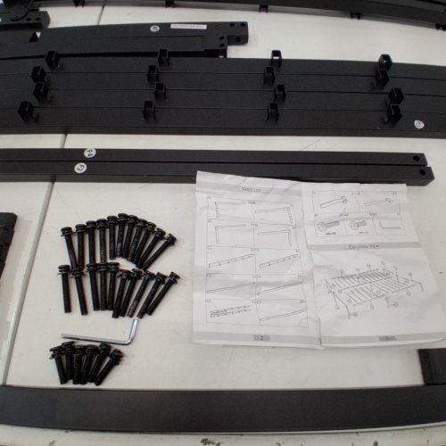 METAL BED FRAME - QUEEN SIZE - BLACK image 3