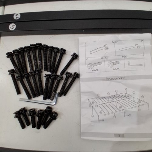 METAL BED FRAME - QUEEN SIZE - BLACK image 4
