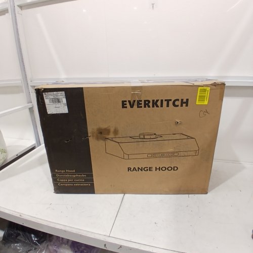 EVERKITCH UNDER CABINET WITH TOUCH CONTROL AND DIMMABLE LIGHTS RANGE HOOD - 30" - BLACK (MODEL: EVK243B-30) image 12