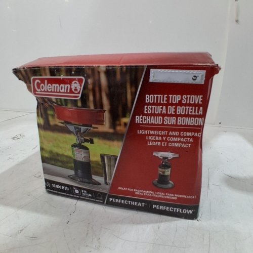 COLEMAN BOTTLE TOP PROPANE CAMPING STOVE - 10,000 BTU, 8" (MODEL: 5431B) image 4