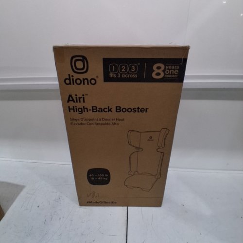 DIONO AIRI HIGH BACK BOOSTER CAR SEAT - 40LBS TO 120LBS - BLUE (MODEL: 55002-NA-01) image 4