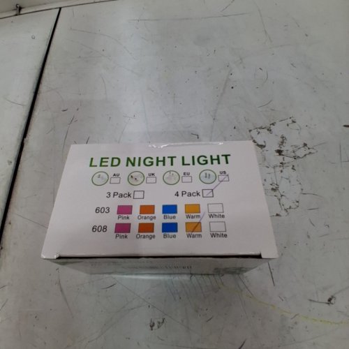4PK DUSK-TO-DAWN SENSOR LED NIGHT LIGHT 100 V-240 V, 50HZ, 0.5W - WARM (STYLE: 608) image 5
