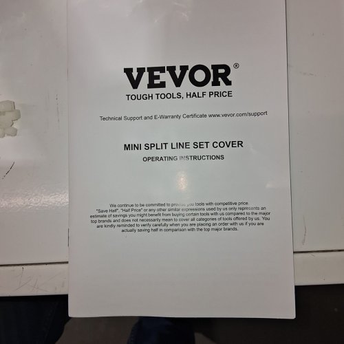 VEVOR MINI SPLIT LINE SET COVER PVC DECORATIVE PIPE LINE COVER FOR AIR CONDITIONER WITH 10 STRAIGHT DUCTS & FULL COMPONENTS - 3" - 17.7FT - WHITE - (MODEL:1100061670) image 4