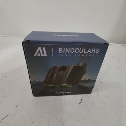 ADULT/KIDS AUROSPORTS COMPACT BINOCULARS WITH CARRYING CASE- 10X25 - BLACK image 3