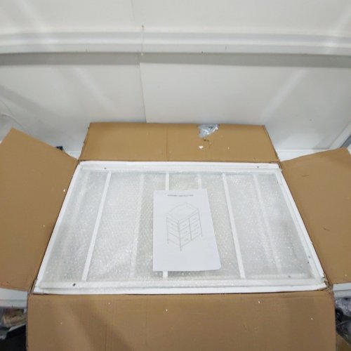 MOBILE STORAGE CHANGING TABLE DRESSER WITH 6 FABRIC DRAWERS - WHITE (MODEL: HNT01 / HNT02 / HNT03) image 3