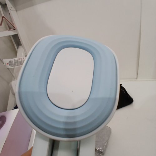 BEAUTY LEG THIGH & PELVIC EXERCISE FLOOR TRAINING DEVICE WITH DIGITAL COUNTER - WHITE AND BLUE image 4