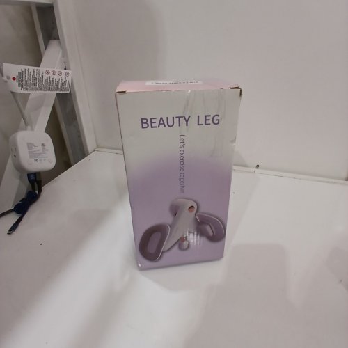 BEAUTY LEG THIGH & PELVIC EXERCISE FLOOR TRAINING DEVICE WITH DIGITAL COUNTER - WHITE AND BLUE image 5