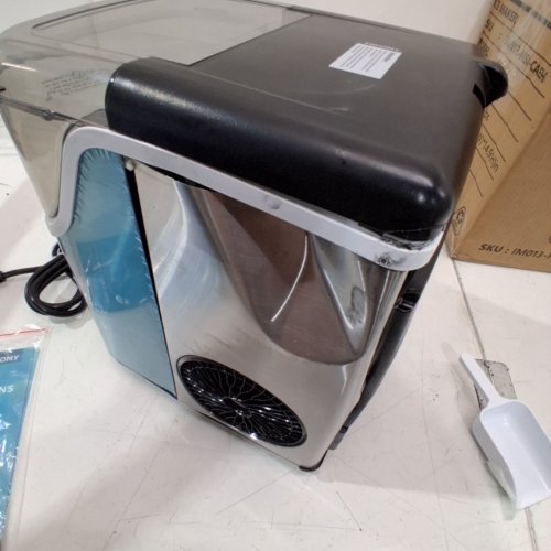 EUHOMY PEARL L1 PORTABLE NUGGET ICE MAKER COUNTERTOP - 35 LBS CAPACITY - STAINLESS STEEL (MODEL: IM013-NSI-CAEH) image 6