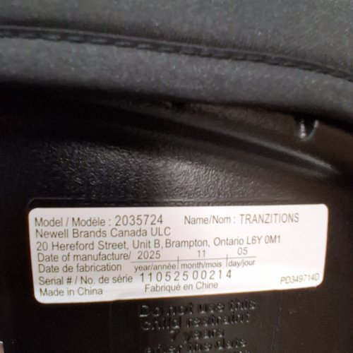 GRACO TRANZITIONS 3-IN-1 HARNESS/HIGHBACK/BACKLESS BOOSTER car SEAT - 100LBS MAX/CAP - Proof/BLACK (MODEL: 2035724) image 2