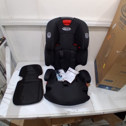 GRACO TRANZITIONS 3-IN-1 HARNESS/HIGHBACK/BACKLESS BOOSTER car SEAT - 100LBS MAX/CAP - Proof/BLACK (MODEL: 2035724) image 3