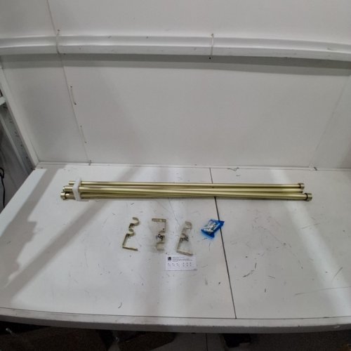 UMBRA CAPPA DOUBLE CURTIAN ROD - 66"-120" - GOLD (MODEL: 1014401-104) image 2