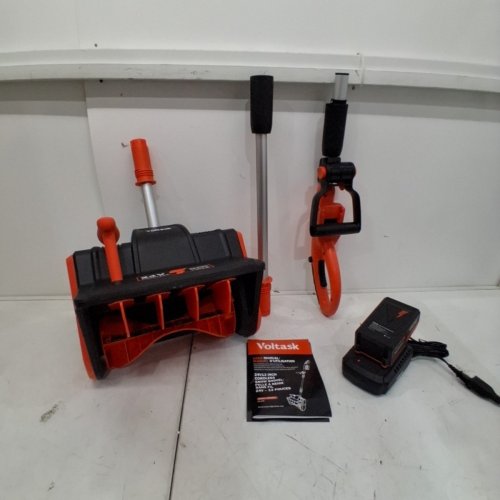 VOLTASK CORDLESS ELECTRIC SNOW SHOVEL WITH 1 BATTERY - 13" - 24V BLACK/ORANGE (MODEL: CSS001-130OR-CAVK) image 5