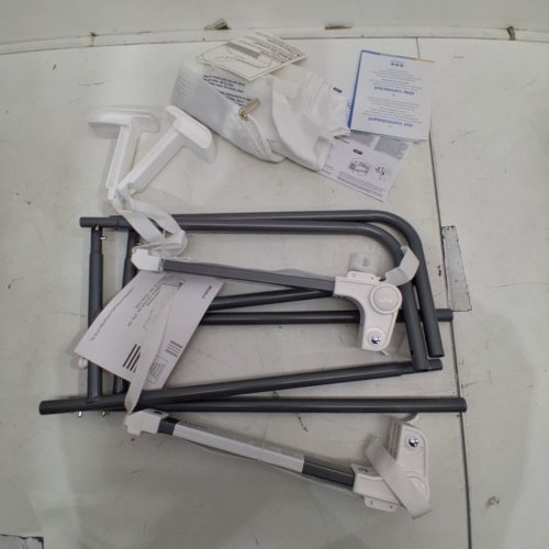 REGALO SWING-DOWN MESH CRIB RAIL - 34"X16" - WHITE (MODEL: 2015-DS) image 2
