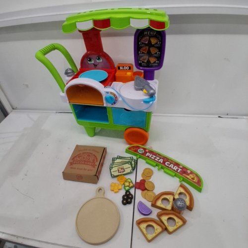LEAP FROG BUILD-A-SLICE PIZZA CART KIDS TOY - MULTICOLOUR (MODEL: ‎80-617301) image 3