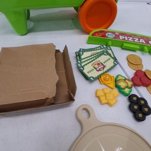 LEAP FROG BUILD-A-SLICE PIZZA CART KIDS TOY - MULTICOLOUR (MODEL: ‎80-617301) image 4