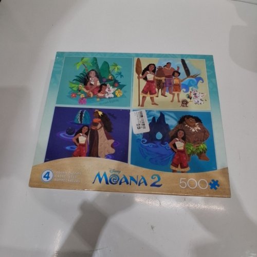 500PC CEACO 4-IN-1 DISNEY MOANA 2 JIGSAW PUZZLE SET image 4