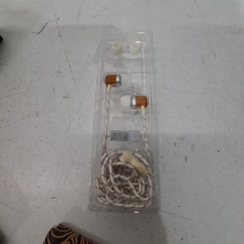MARLEY CHANT DRIFT EARBUD HEADPHONES - WHITE/BROWN (MODEL:EM-JE051-DRA) image 2