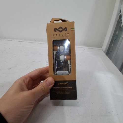 MARLEY CHANT DRIFT EARBUD HEADPHONES - WHITE/BROWN (MODEL:EM-JE051-DRA) image 3