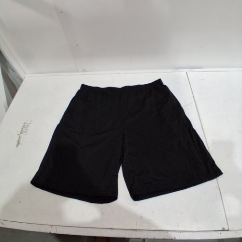 WOMENS PLUS SIZE HIGHWAISTED BIKER SHORTS - XL - BLACK image 2