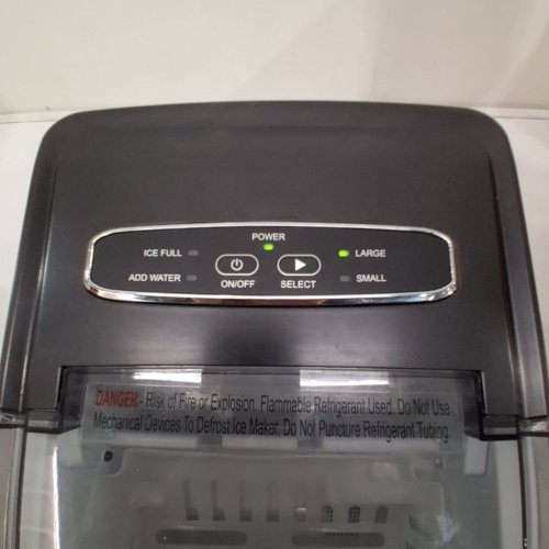 ECOZY COUNTERTOP ICE MAKER - 26LBS - 115V, 60HZ - STAINLESS STEEL - (MODEL: IM-BS260A) image 2