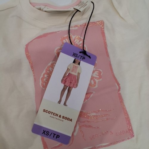 2PC GIRL'S SCOTCH AND SODA SKORT SET - EXTRA SMALL (4/5) - PINK/WHITE FLOWERS (STYLE: 1682212) image 3