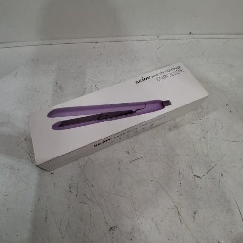 SEJOY 2-IN-1 360° AIRFLOW STYLER TECH CURLING IRON & 1" PROFESSIONAL FLAT IRON WITH TOURMALINE CERAMIC - 5 TEMP SETTINGS WITH DUAL VOLTAGE - LIGHT PURPLE (MODEL: JFB-ENROLLOR-PUR-US) image 4