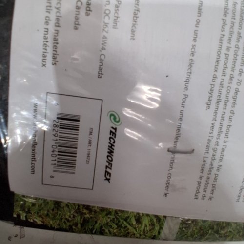 4PK TECHNOFLEX LANDSCAPING EDGING - 47.8" X 2.75" - BLACK (MODEL: 1194725) image 6