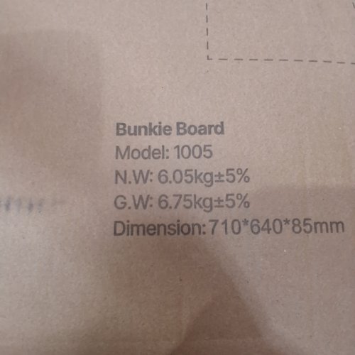 VEVOR FOLDABLE CONNECTED BUNKIE BOARD SLATS - FULL SIZE - WOOD - GREY (MODEL: 1005) image 2