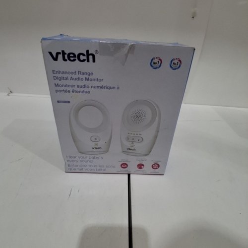 VTECH LONG RANGE AUDIO BABY MONITOR - WHITE (MODEL: DM1111) image 9