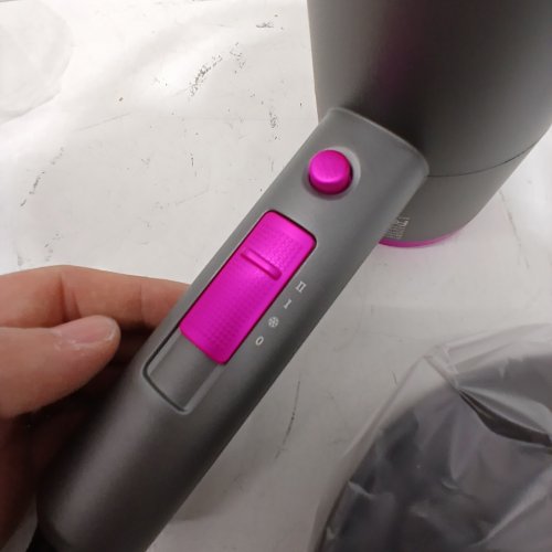 SLOPEHILL PROFESSIONAL IONIC HAIR DRYER - 1800W - GREY/PINK (MODEL: 1902) image 2