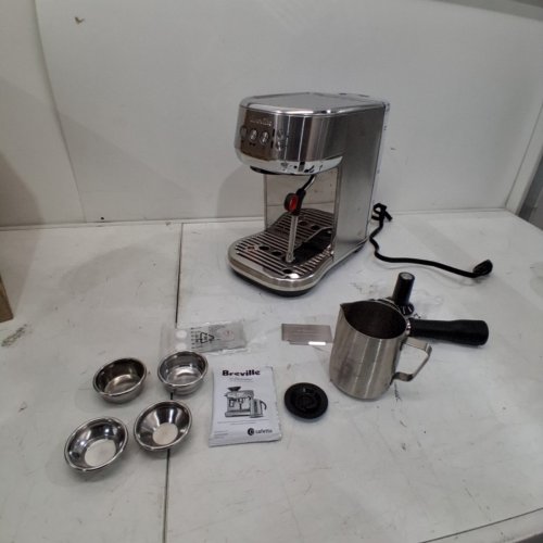 BREVILLE THE BAMBINO PLUS COMPACT CAFE QUALITY ESPRESSO MACHINE - STAINLESS STEEL - (BES500BSS) image 3